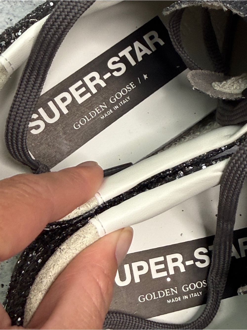 Golden Goose Super-Star Silver Glitter 38 - Picture 4 of 9